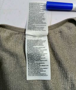 Original H&amp;M Ribbed Knited Long Sleeve Crop Top Fi
