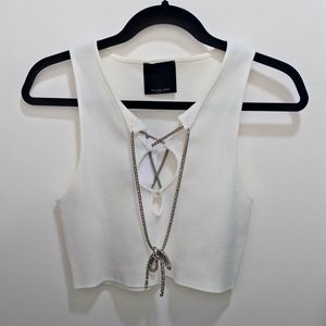 Bershka Rhinestone Top