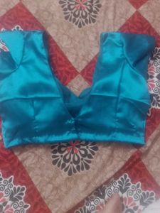 Teal Silk Blouse