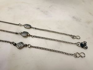 3 Assorted Anklets Set