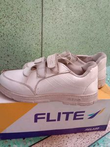 White Velcro Sneakers
