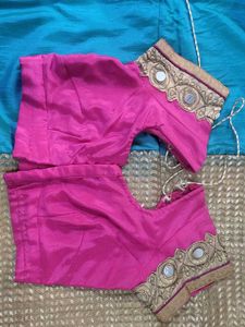 unused Embellished Saree with Mirror Work