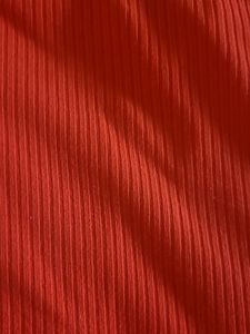 Red Fitted Top- Shein