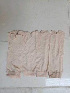 summer transparent nylon socks pack of -5 .