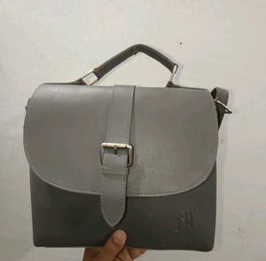 Stylish Grey Crossbody Bag