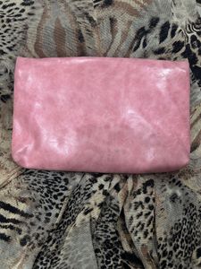 Baclencaiga Inspired Pink Envelope Clutch City Bag
