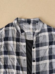 Classic Plaid Button-Up Shirt