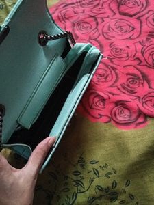 Sea Green Sling Bag