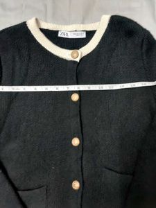 Zara Black &amp; White Cardigan