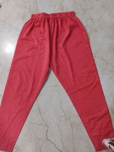 Yellow Kurta Set with Pink Pants