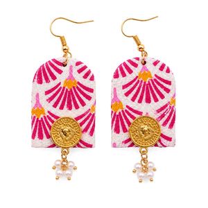 Bohemian Floral Dangle Earrings