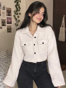 Cozy White Teddy Jacket