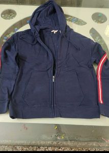 levis Navy Blue Zip-Up Hoodie