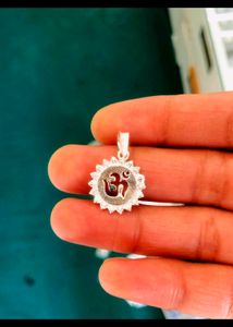 Om Pandent Pure Silver