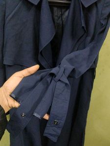 Stylish Navy Trench Coat