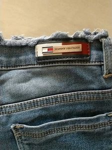 Frayed Hem Flare Jeans
