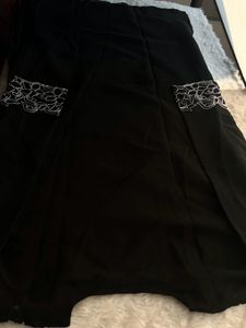 Elegant Black Embroidered Kurta Set