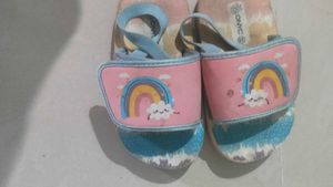 Adorable Rainbow Sandals for Little Girls