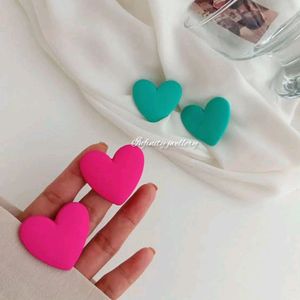 Heart Shape Earings ❤️🌈