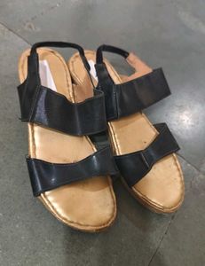 Black Wedge Sandals - Stylish Comfort 🖤