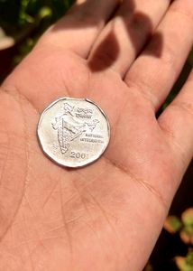 Rare 2 Rupee Error National Integration Coin