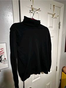 H&amp;M Black Turtleneck Jumper