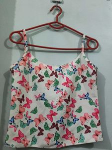 Butterfly Print Cami Top