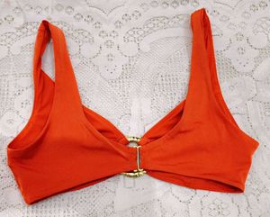Orange Bikini Top