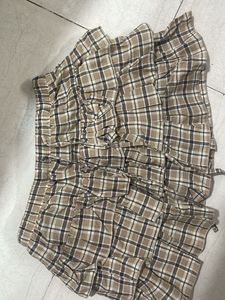 Chic Plaid Ruffled Mini Skirt