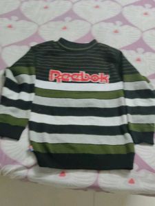 Reebok Kids Striped Sweatshirt