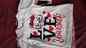 5 Cute Cat "Love Yourself" Tops (Set of five