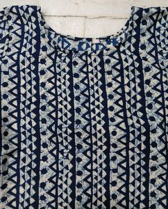 Patterned Blue suit