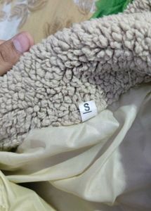 beige wool jacket