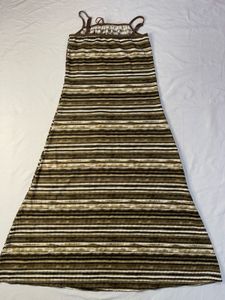 Striped Spaghetti Strap Dress