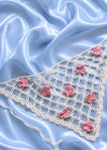 2 in 1 Crocheted bandana waist belt