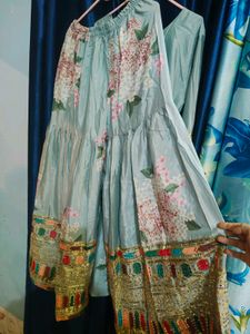 Floral Print Kurta n garara set