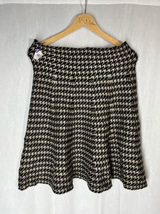 Houndstooth Mini Skirt