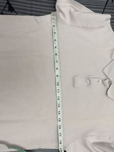 Zara Light Beige Polo Shirt