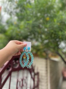 Turquoise Statement Earrings