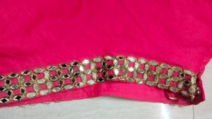 Elegant Pink Ethnic Skirt