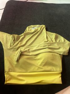 Yellow Crop Top