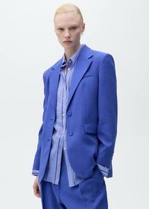 ALIX COBALT BLUE OVERSIZED BLAZER