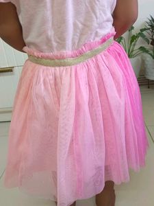 Girl's Pink Butterfly Tulle Dress