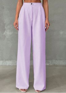 Lavender Wide Leg Trousers