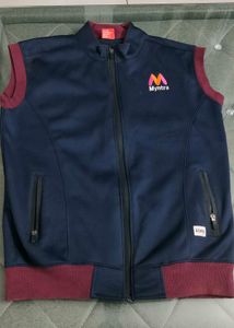 Myntra Sleeveless Zip-Up Jacket