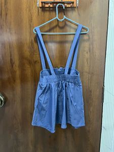 Blue Pinafore Skirt