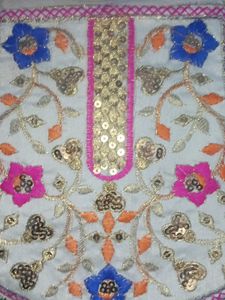 Embroidered Clutch Bag