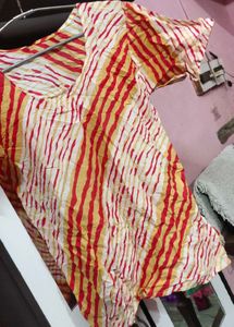 Striped V-Neck Top