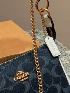 Coach Monogram Mini Bag with Pearls