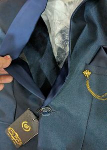 6 year boy Festive Suit with Brooch